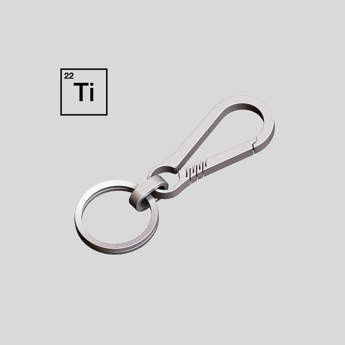 Titanium Quick Release Keychain