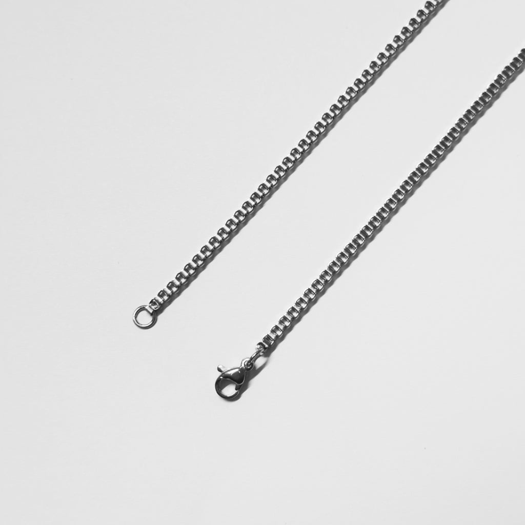 Stainless Steel Necklace - Cube Shape